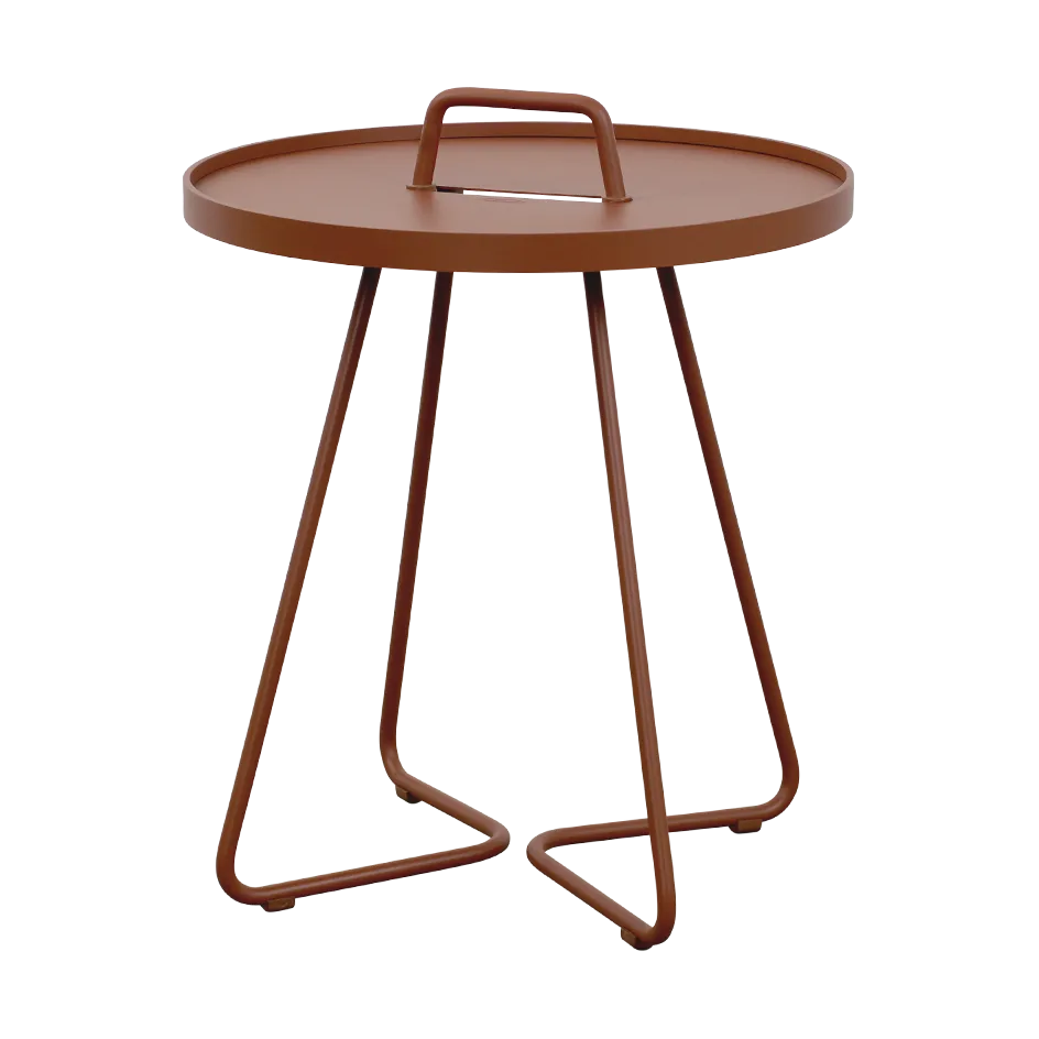 Tavolino On-the-move Ø44 cm, Desert red Cane-line