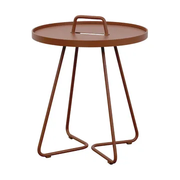 Tavolino On-the-move Ø44 cm - Desert red - Cane-line