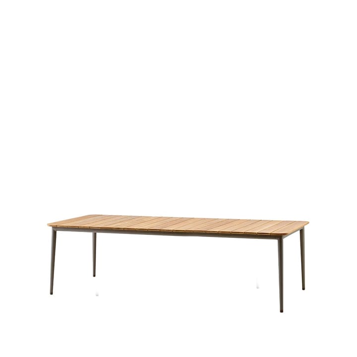 Tavolo da pranzo Core in teak 274x100x74 cm - Cavalletto taupe - Cane-line