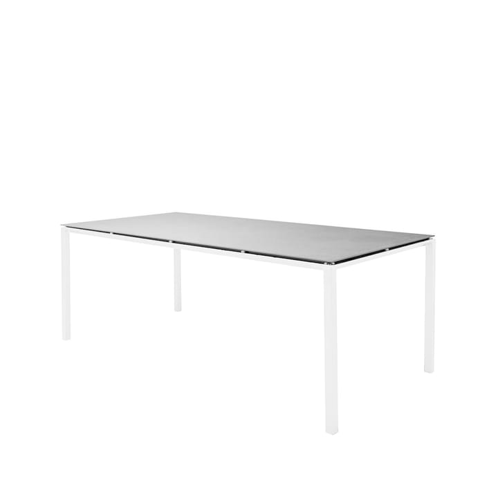 Tavolo da pranzo Pure - Grigio cemento-bianco 200x100 cm - Cane-line