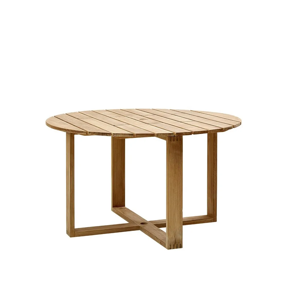 Tavolo da pranzo rotondo in teak Endless, Ø130 cm Cane-line