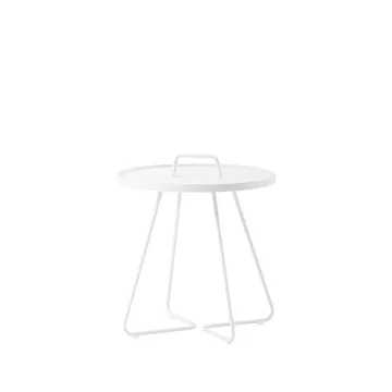 Tavolo On the move Ø37 cm - Bianco - Cane-line