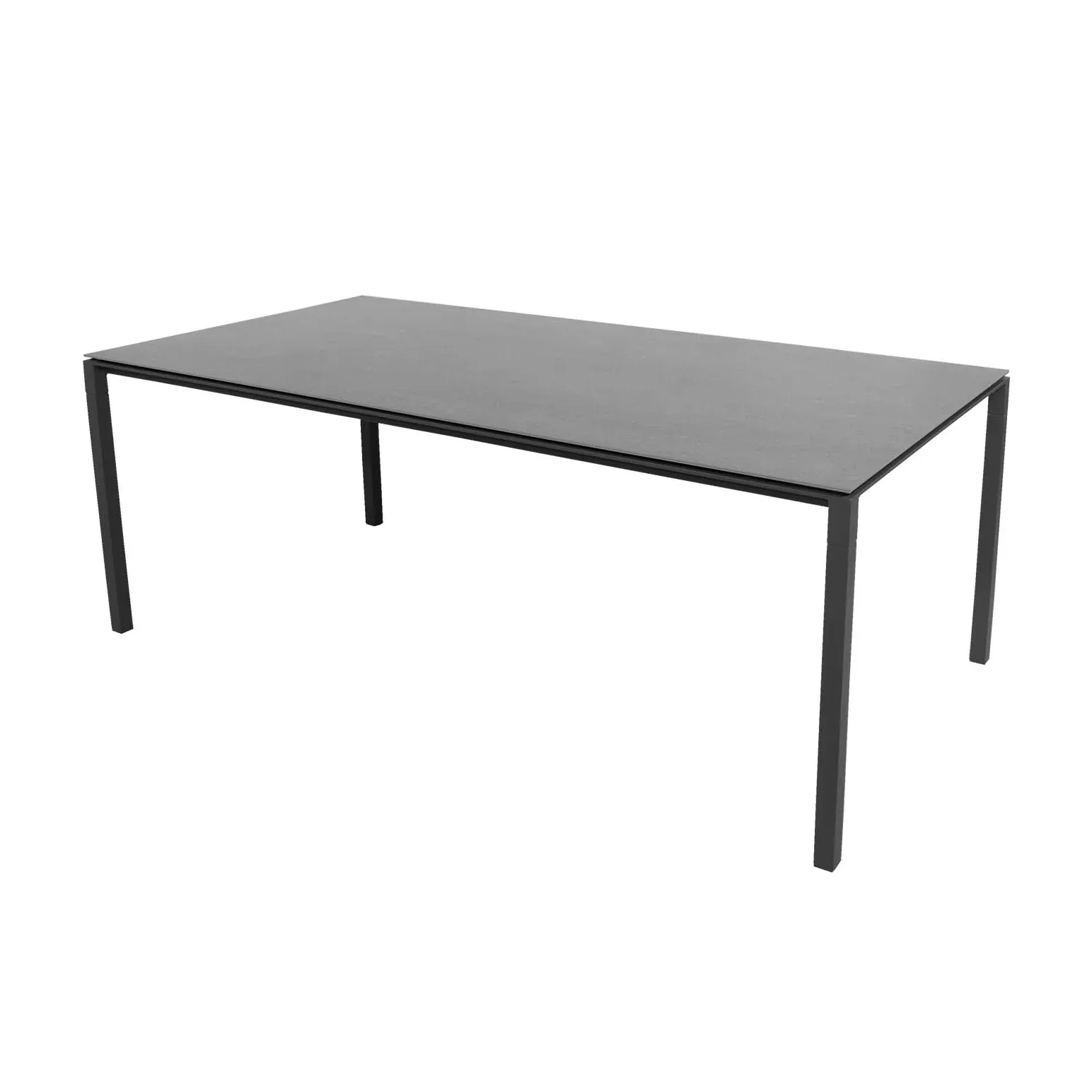 Tavolo Pure 200x100 cm Basalt grey-lava grey,  Cane-line