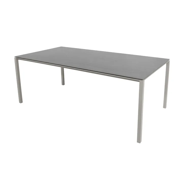 Tavolo Pure 200x100 cm Basalt grey-taupe - Cane-line