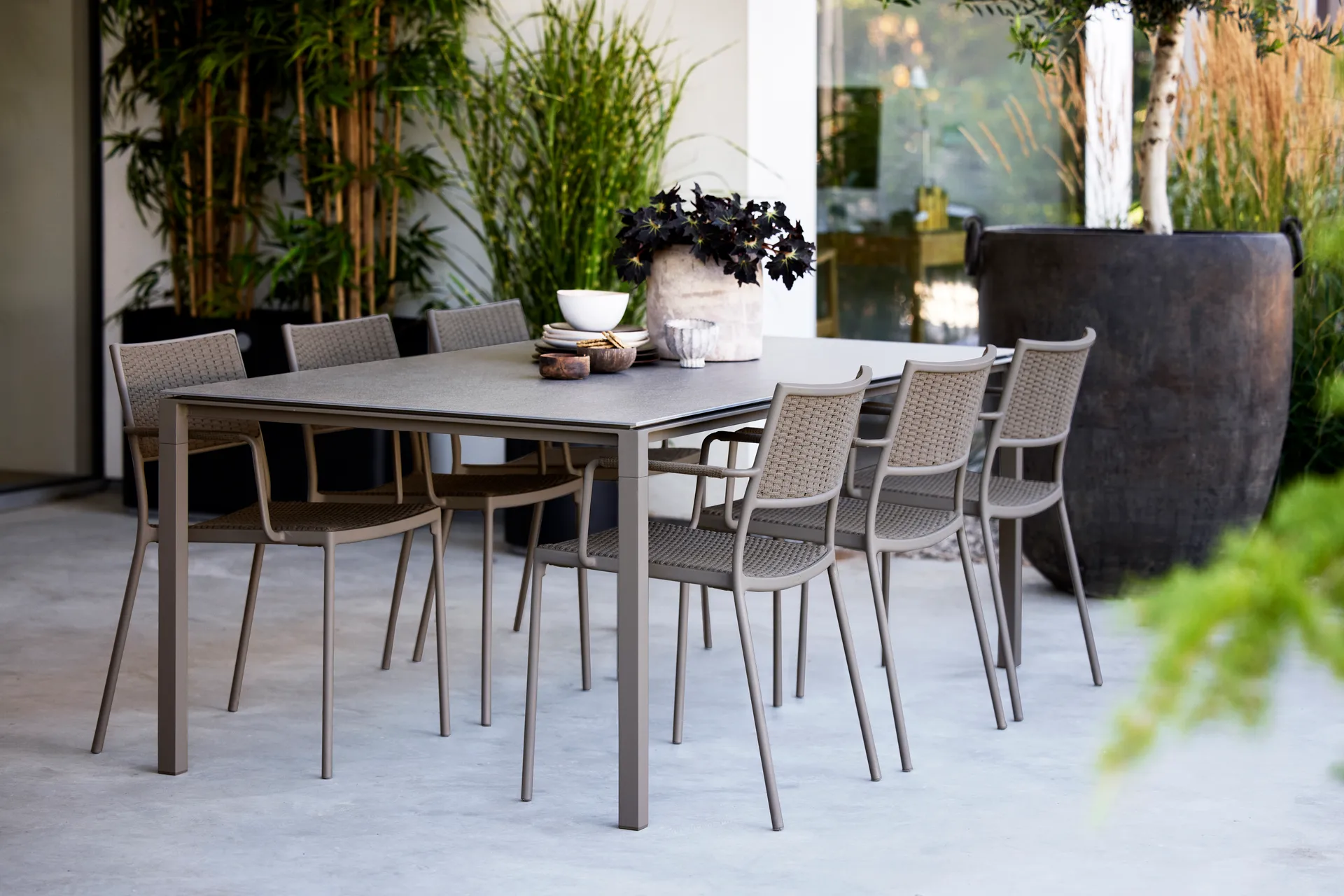 Tavolo Pure 200x100 cm Basalt grey-taupe,  Cane-line