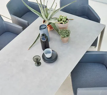 Tavolo Pure 200x100 cm Concrete grey-lava grey - Cane-line