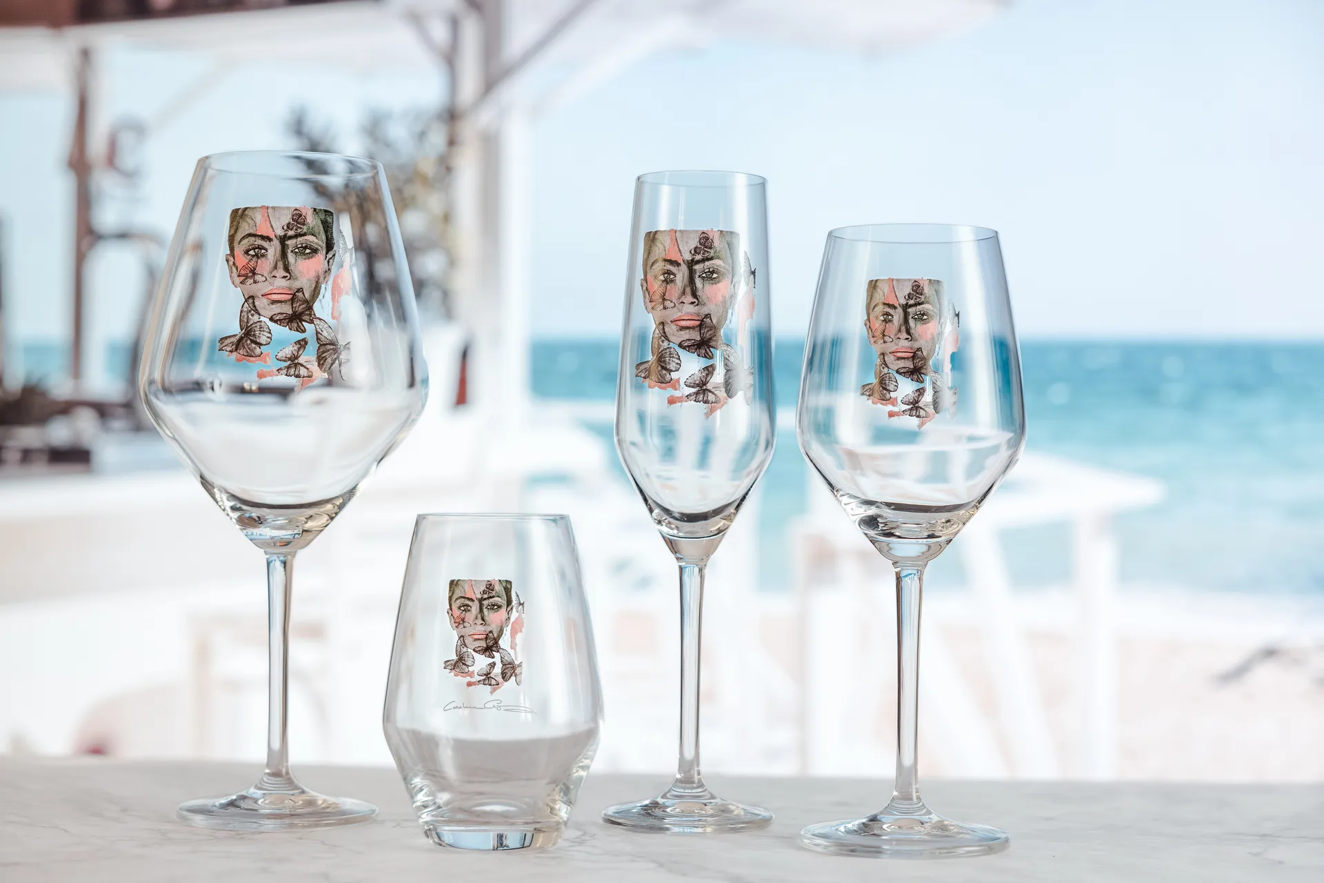 Bicchiere da champagne Butterfly Queen , 30 cl Carolina Gynning