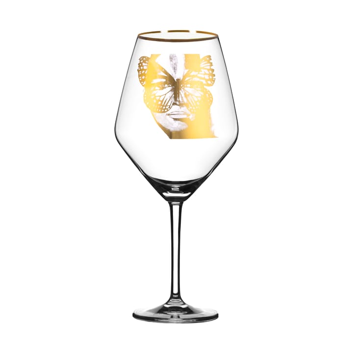 Bicchiere da vino Golden Butterfly 75 cl - Oro - Carolina Gynning