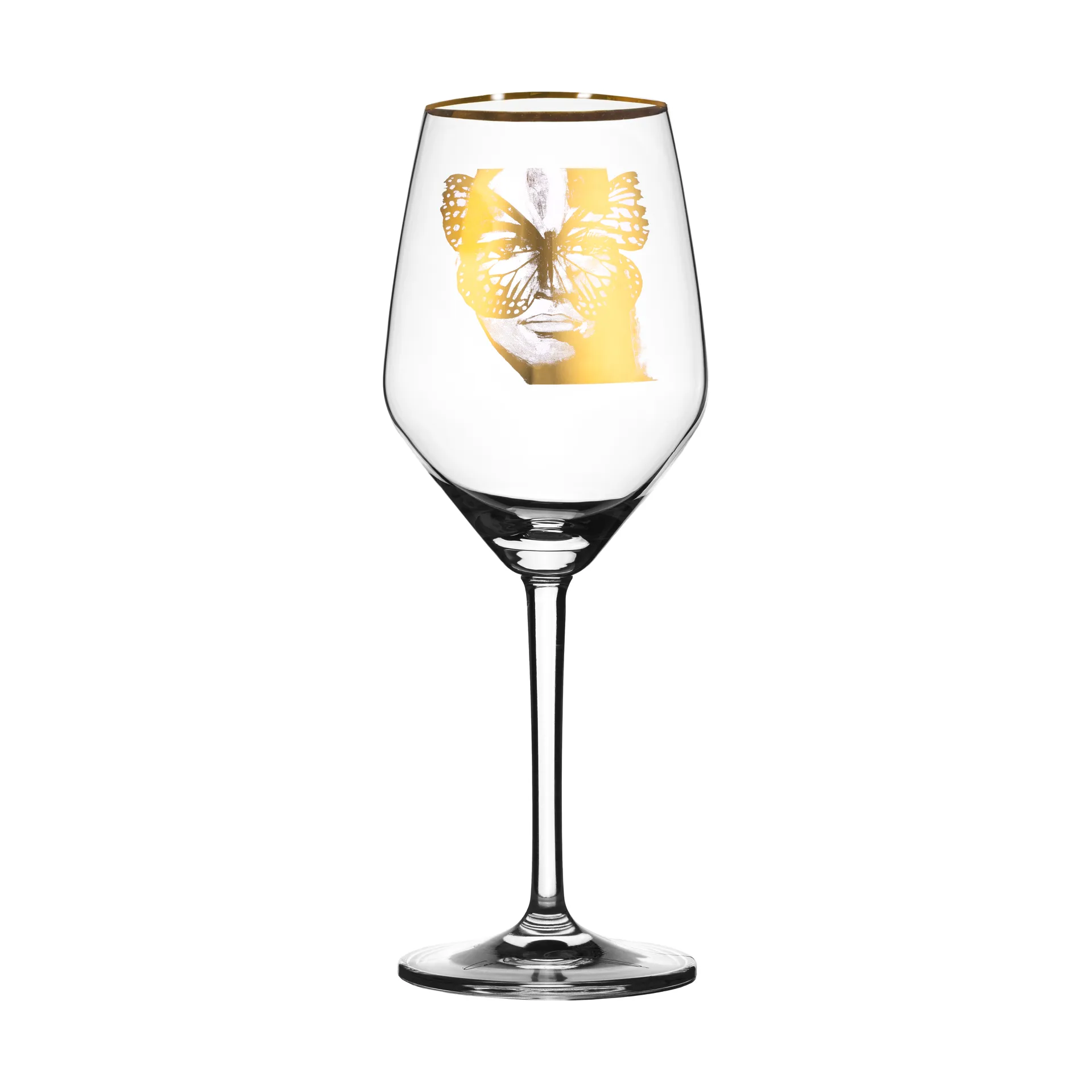 Bicchiere da vino rosé Golden Butterfly 40 cl, Oro Carolina Gynning