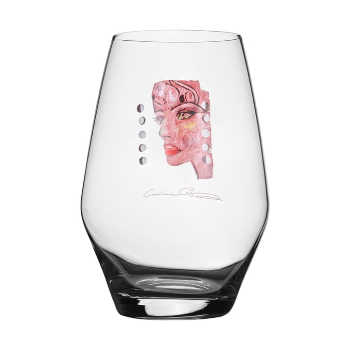 Bicchiere Moonlight Queen in vetro 35 cl - Rosa - Carolina Gynning
