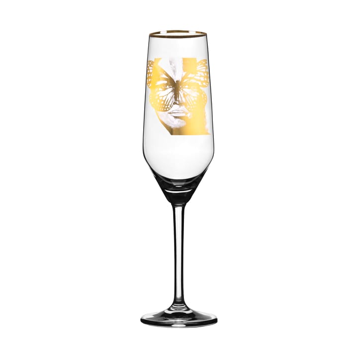 Calice da champagne Golden Butterfly 30 cl - Oro - Carolina Gynning