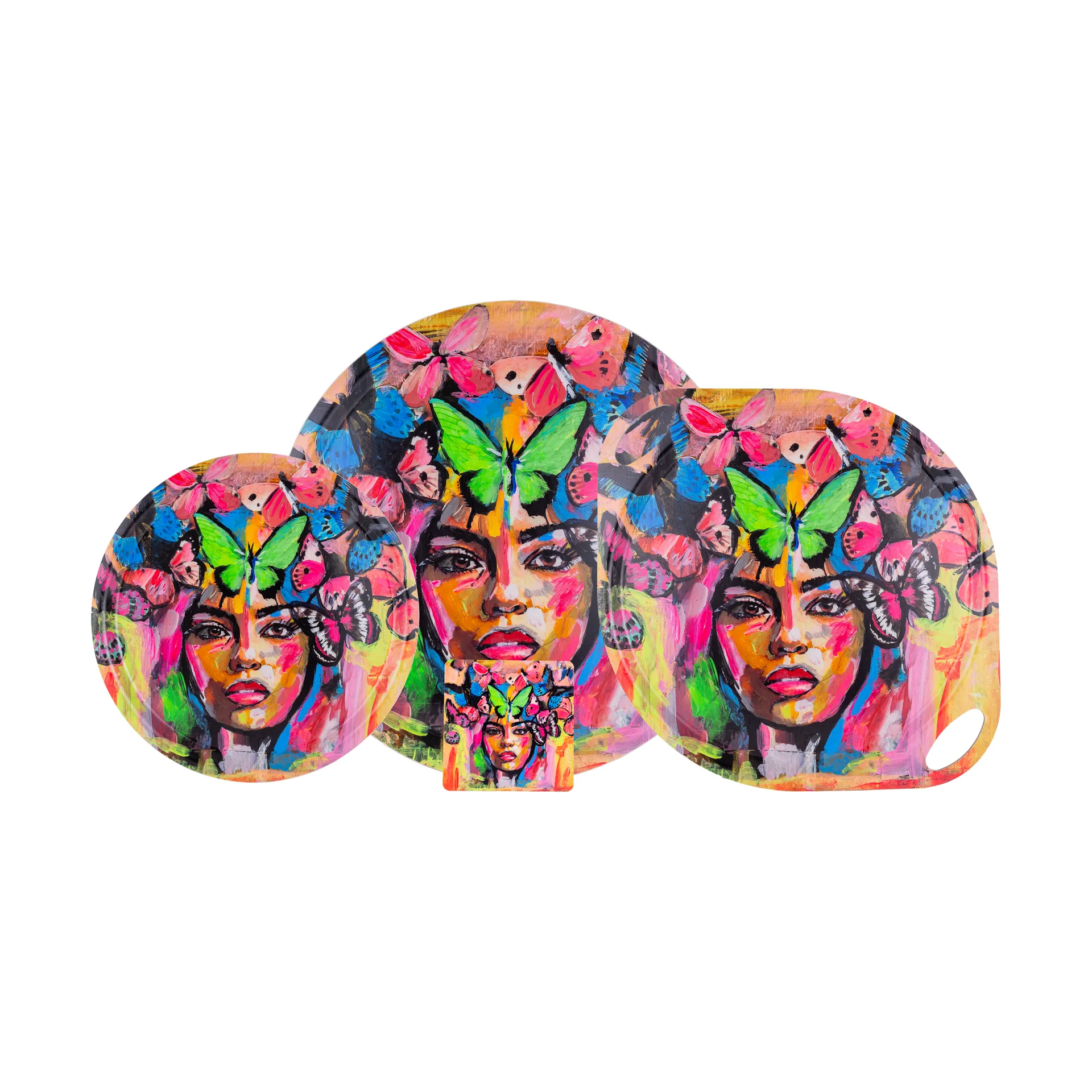 Vassoio Coming back to life Ø46 cm, Multi Carolina Gynning