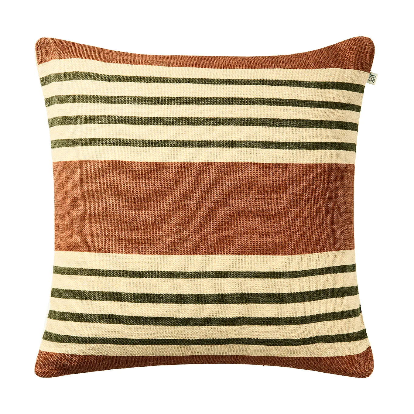 Aria federa per cuscino, Apricot orange-cactus green, 50x50 cm Chhatwal & Jonsson