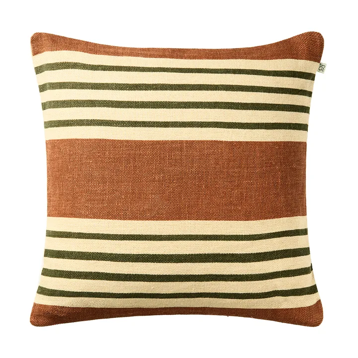 Aria federa per cuscino - Apricot orange-cactus green, 50x50 cm - Chhatwal & Jonsson