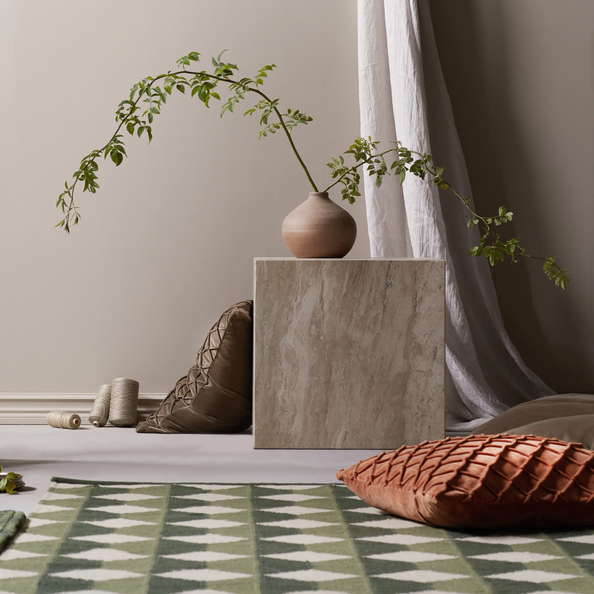 Copricuscino Deva 50x50 cm, Ruggine Chhatwal & Jonsson