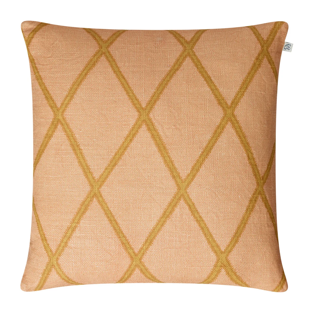 Copricuscino Ikat Orissa 50x50 cm, rose-spicy yellow Chhatwal & Jonsson