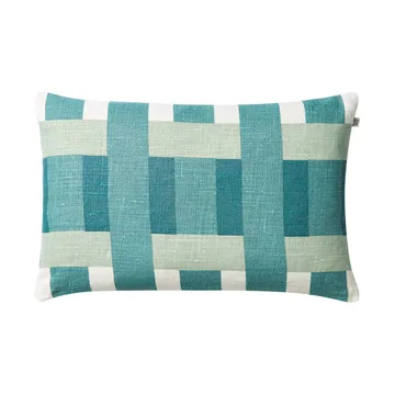 Copriscuscino Benaras - Heaven blue-aqua-palace blue, 40x60 cm - Chhatwal & Jonsson