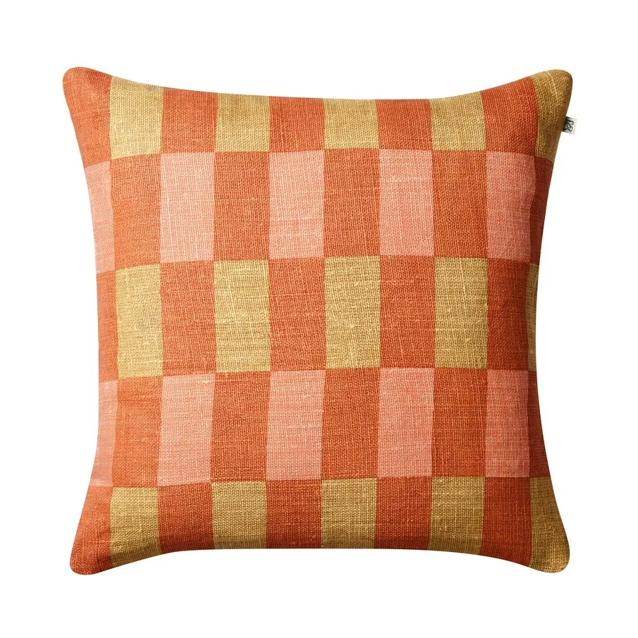 Copriscuscino Mahal, Apricot orange-khaki-rose, 50x50 cm Chhatwal & Jonsson