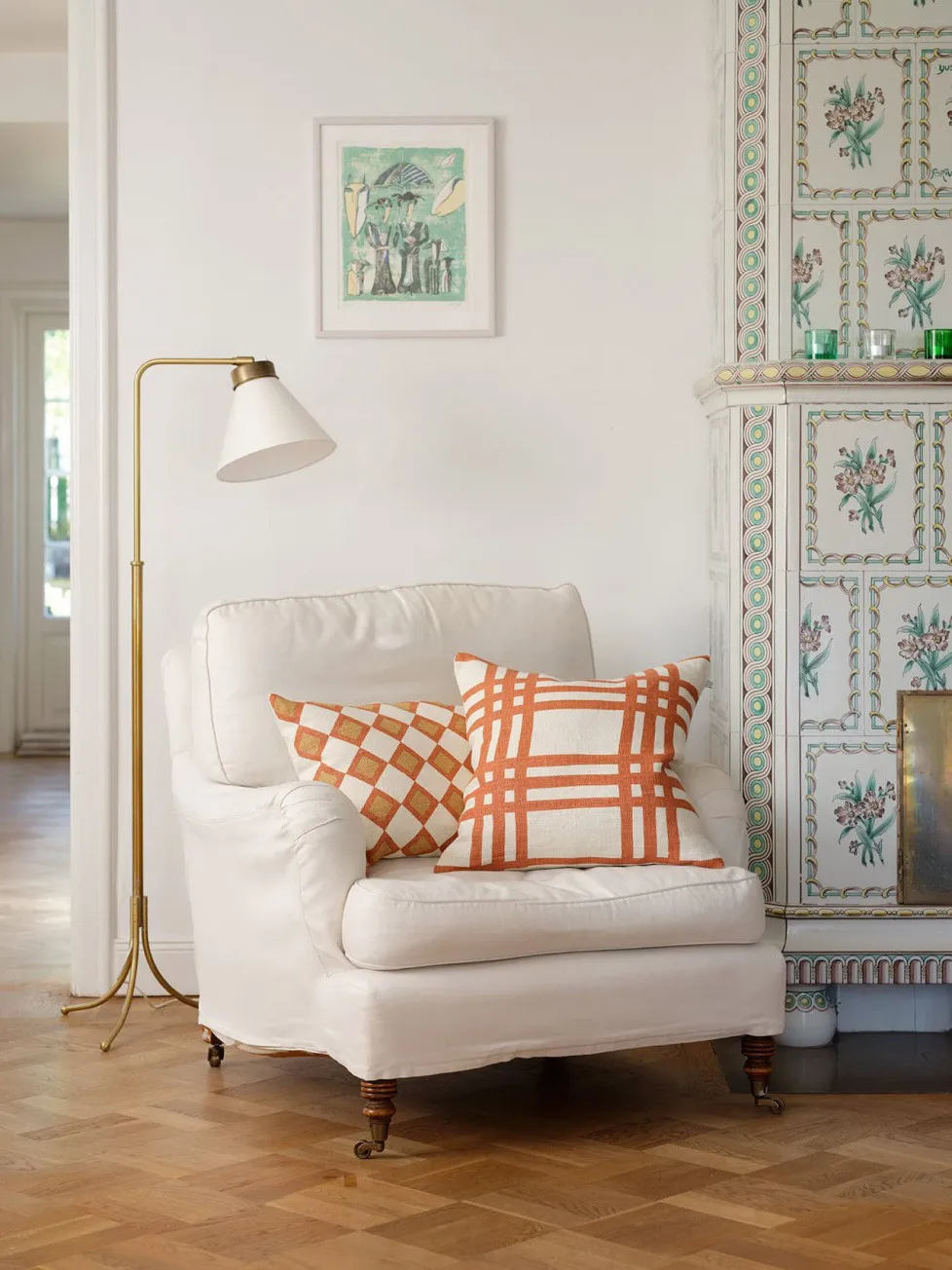 Copriscuscino Shimla 50x50 cm, Apricot orange Chhatwal & Jonsson