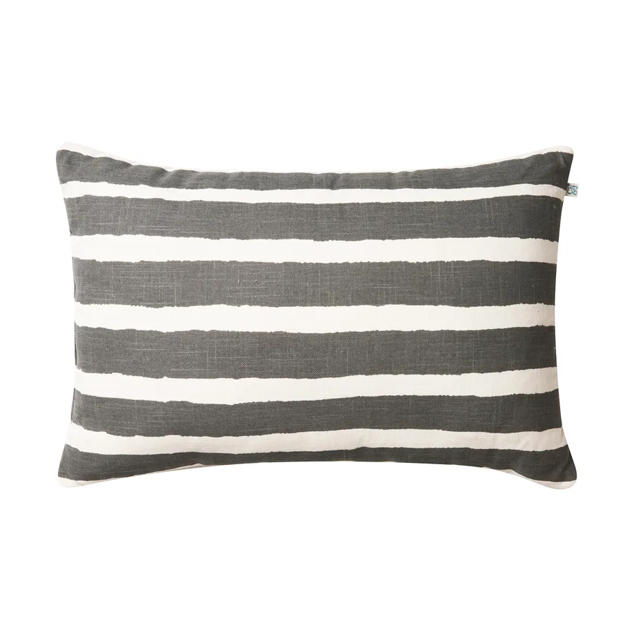 Cuscino da esterno Block Stripe 40x60 cm, Grey-off white Chhatwal & Jonsson