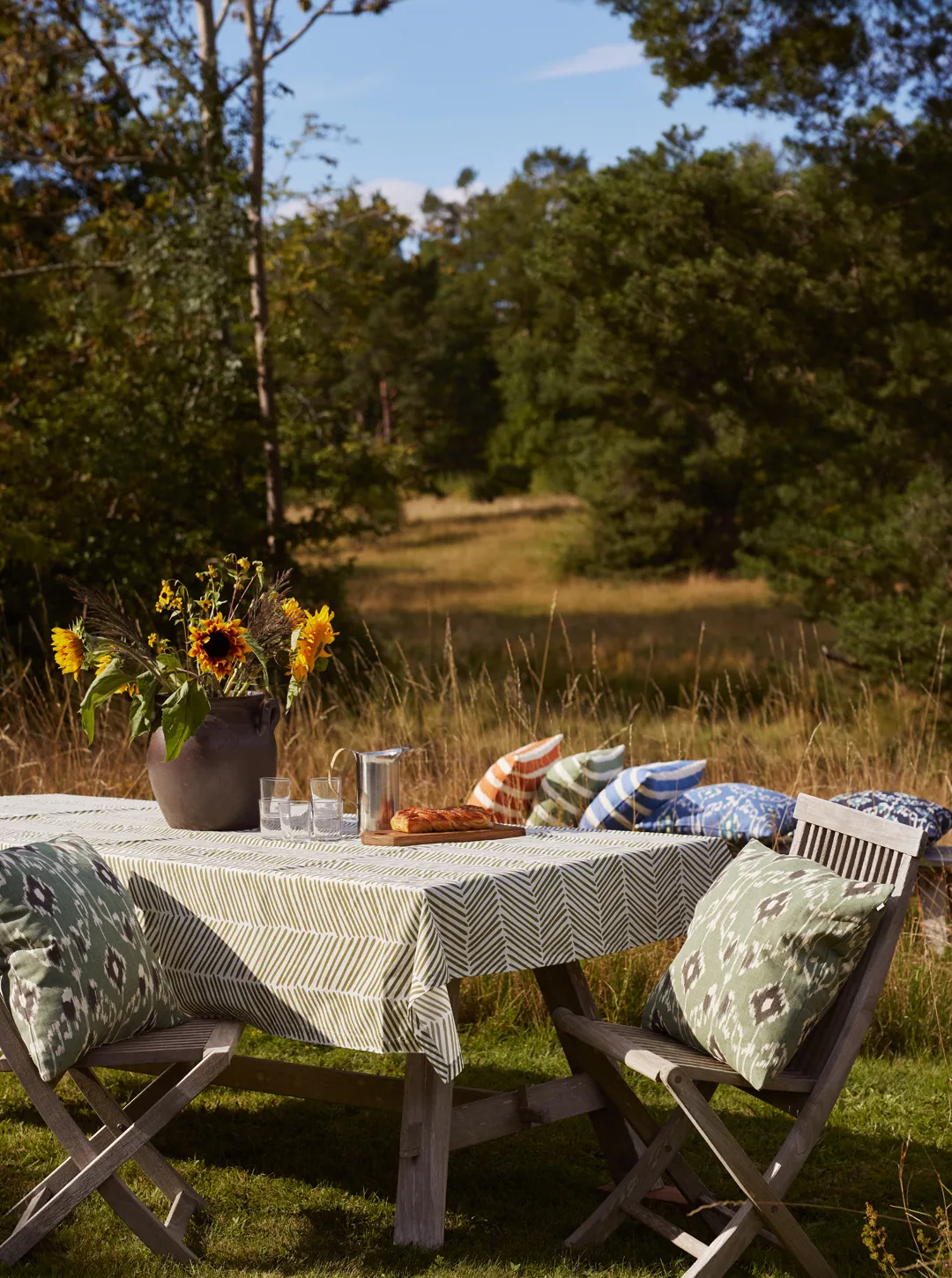 Cuscino decorativo Kochi, Blue-heaven blue, 50x50 cm Chhatwal & Jonsson