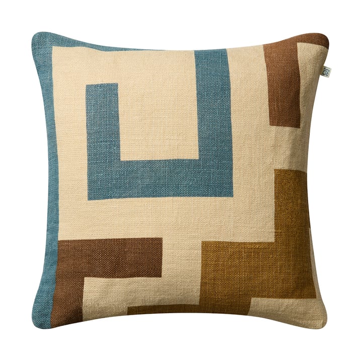 Federa Aman 50x50 cm - Heaven blue-taupe-khaki - Chhatwal & Jonsson