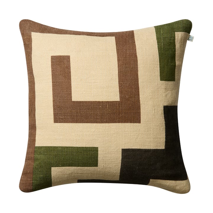 Federa Aman 50x50 cm - Taupe-cactus green-brown - Chhatwal & Jonsson