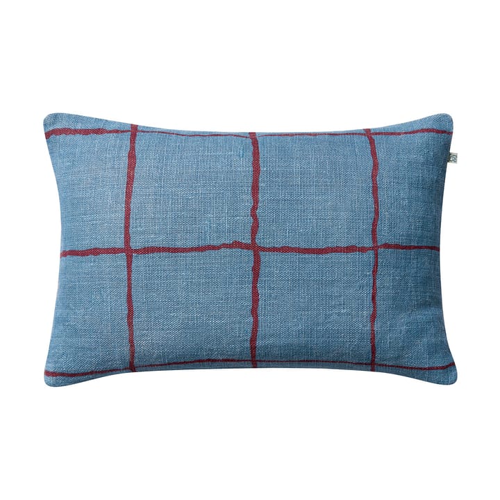 Federa Chakra 40x60 cm - Dusty blue-ruby - Chhatwal & Jonsson