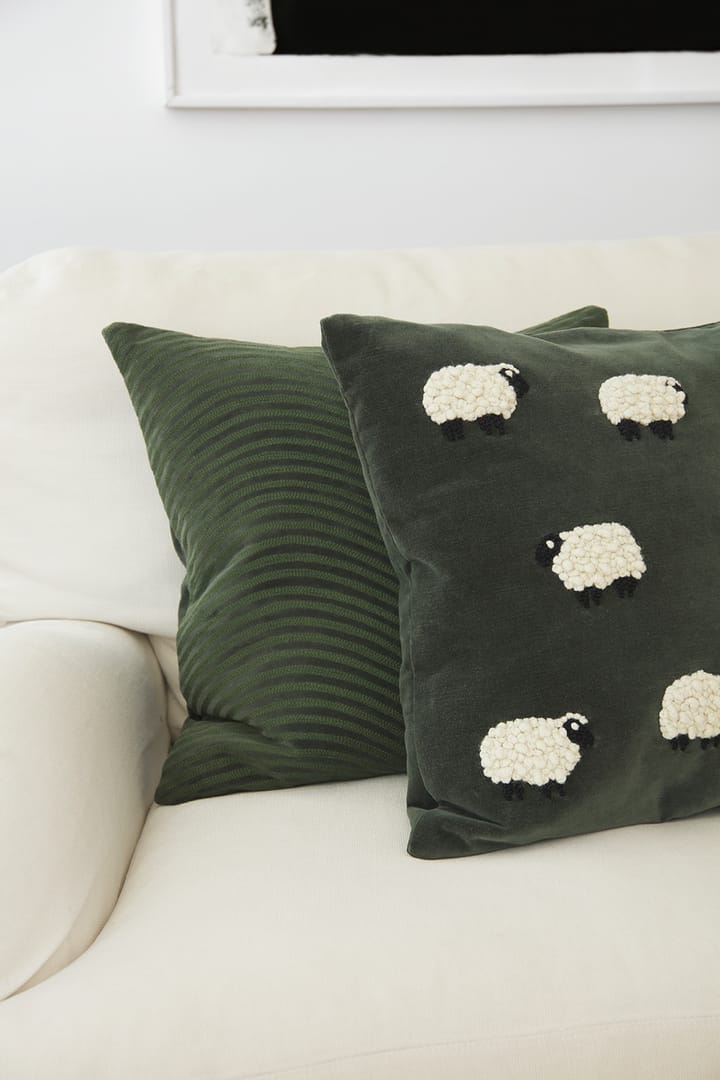 Federa per cuscino Sheep 50x50 cm - Forest green - Chhatwal & Jonsson