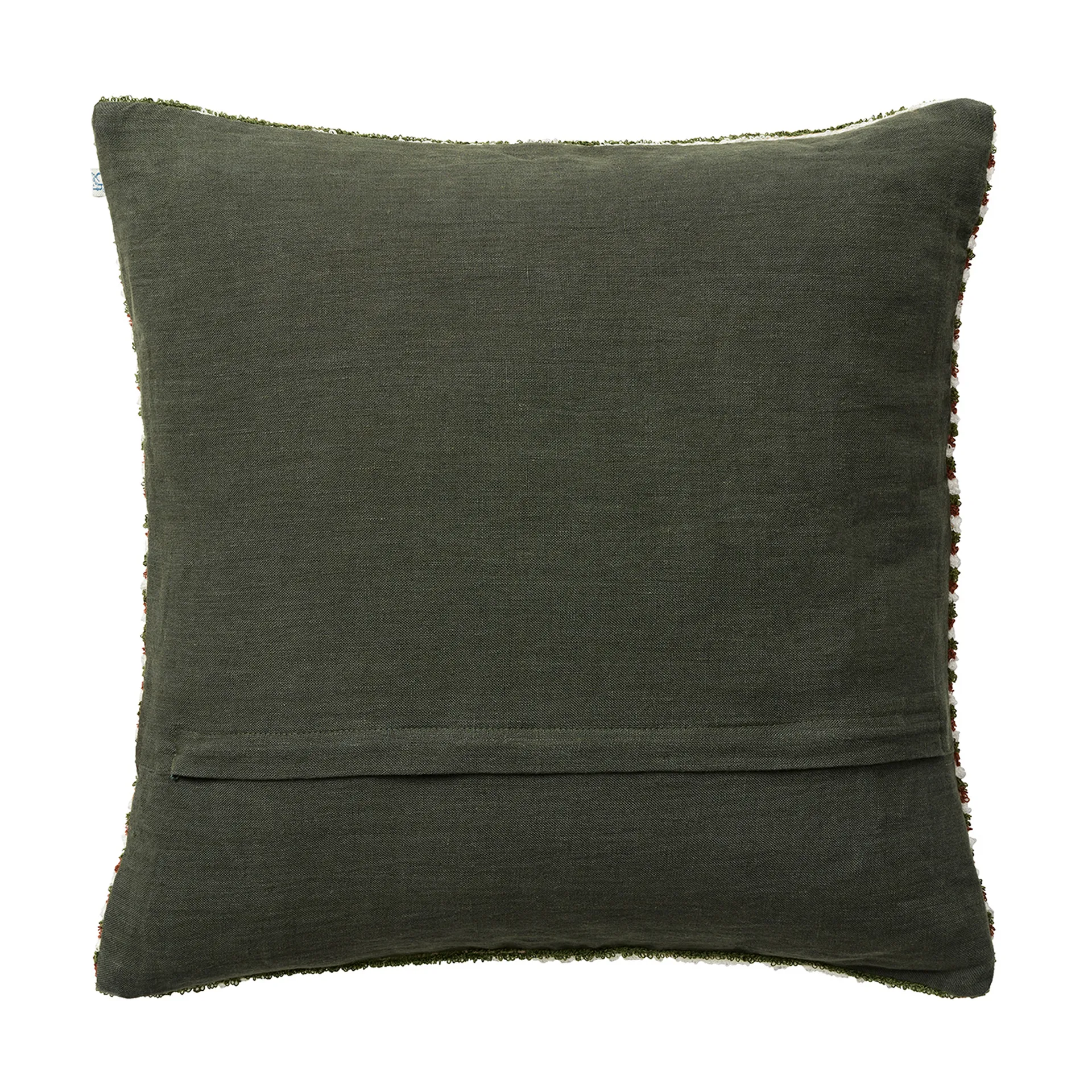 Federa Raipur, 50x50 cm, Cognac, verde cactus, bianco sporco Chhatwal & Jonsson