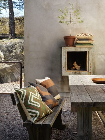 Federa Sikkim 50x50 cm - Grigio talpa, marrone scuro - Chhatwal & Jonsson