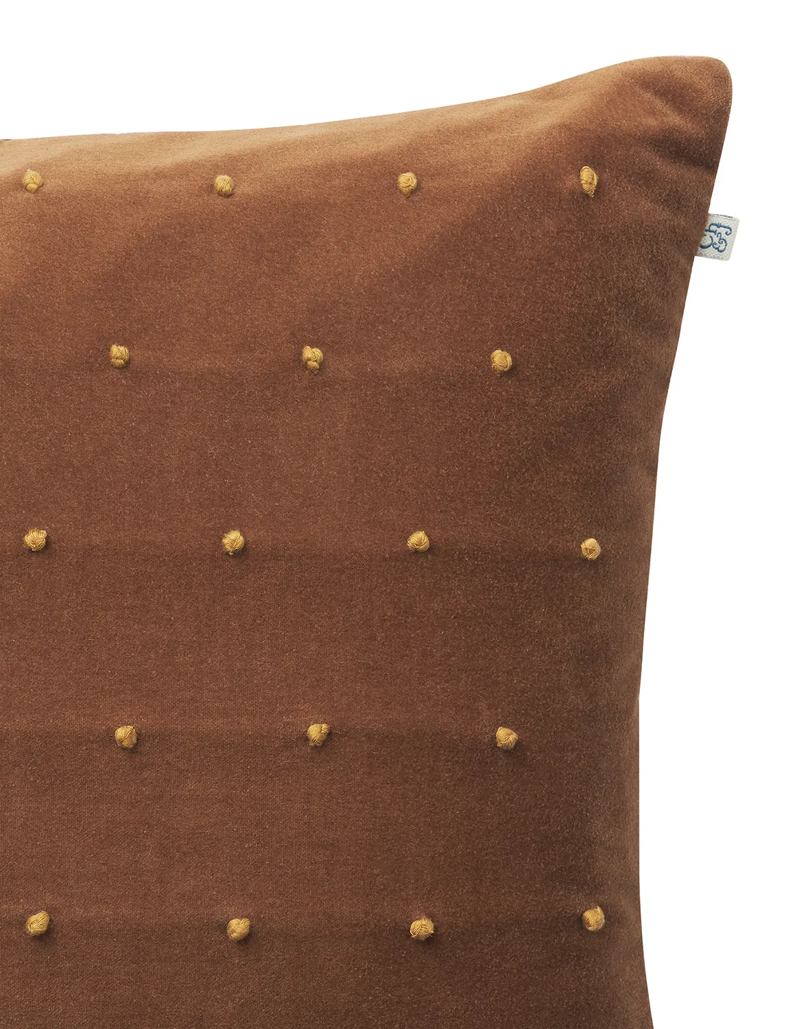 Fodera cuscino Roma 50x50 cm, Cognac-masala yellow Chhatwal & Jonsson