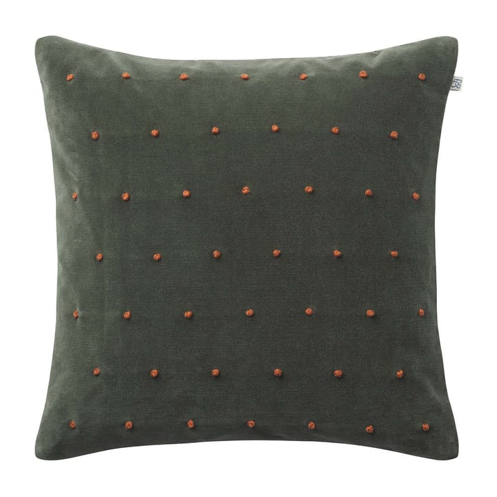 Fodera cuscino Roma 50x50 cm - Forest green-terracotta - Chhatwal & Jonsson