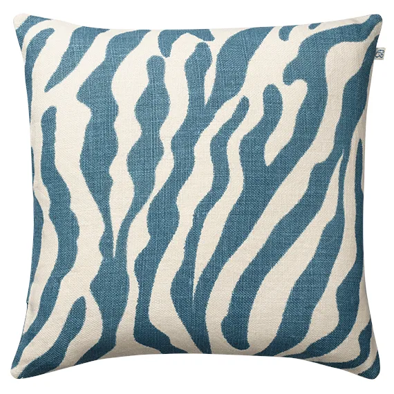 Fodera cuscino Zebra 50x50 cm, Heaven blue Chhatwal & Jonsson