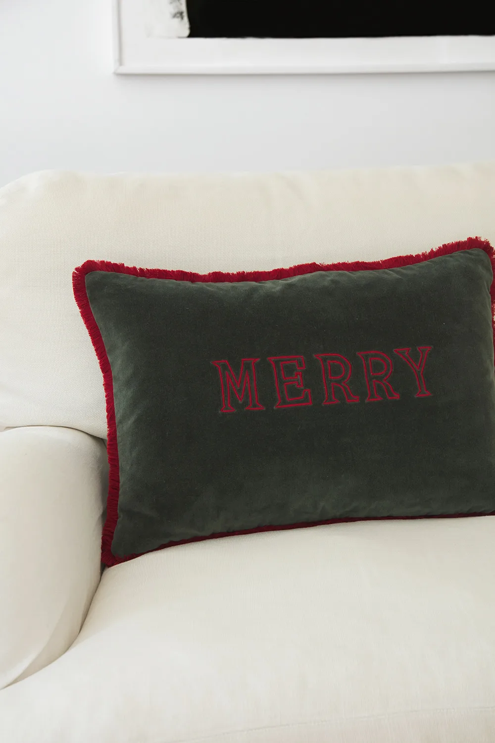 Fodera Merry 40x60 cm, Forest green Chhatwal & Jonsson