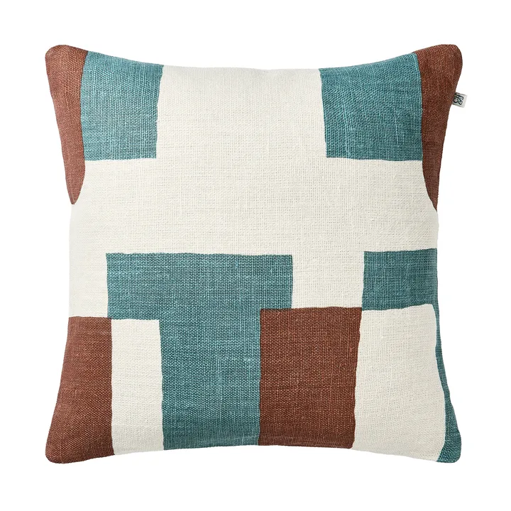 Fodera per cuscino Jay - Terracotta-heaven blue, 50x50 cm - Chhatwal & Jonsson