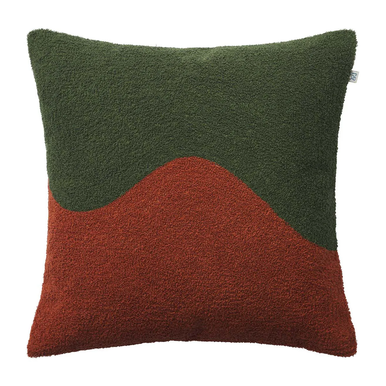 Fodera Yogi 50x50 cm, Forest green, terra Chhatwal & Jonsson