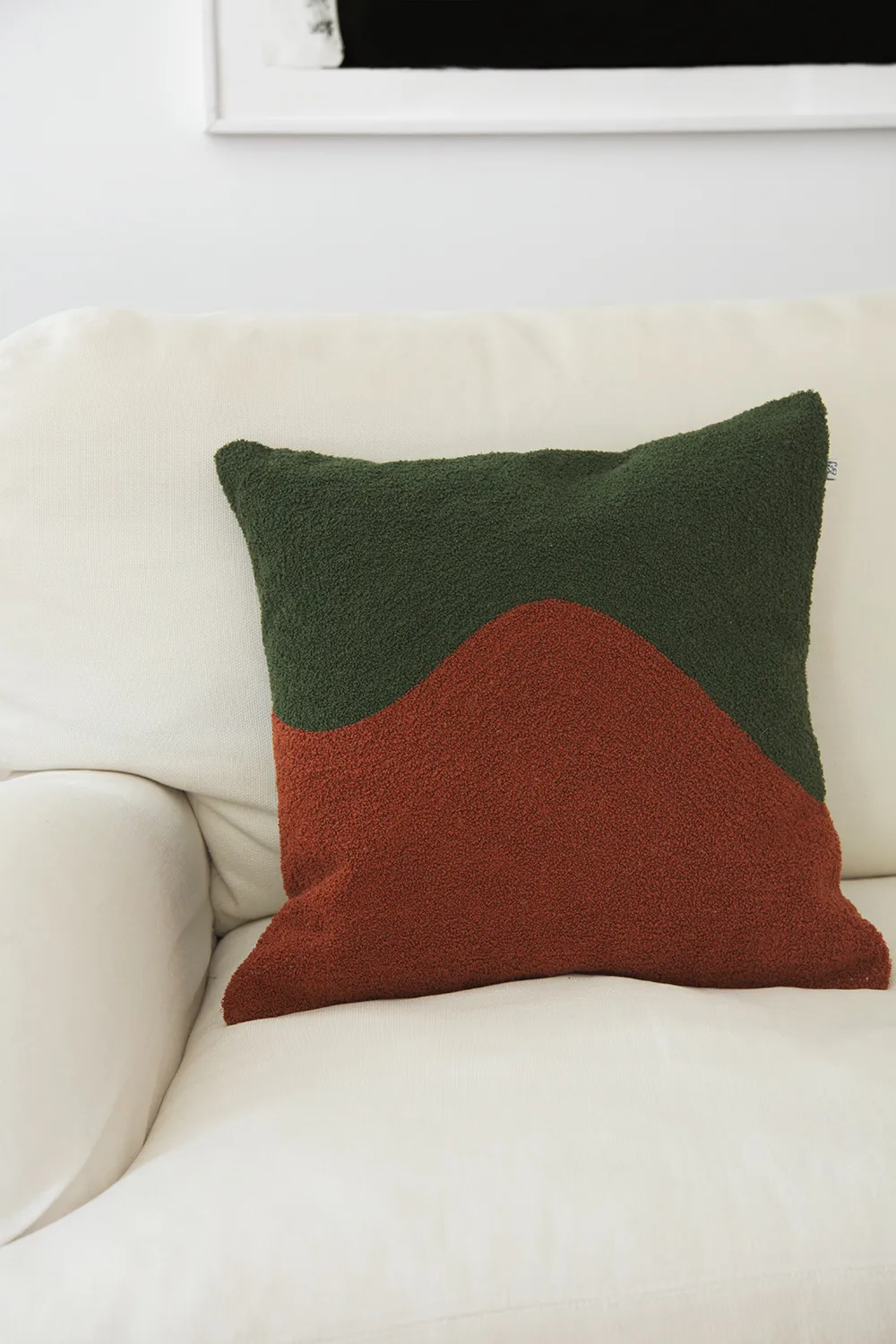 Fodera Yogi 50x50 cm, Forest green, terra Chhatwal & Jonsson