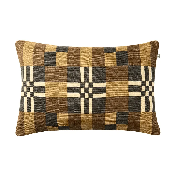 Ravi federa per cuscino - Taupe-Khaki-Dark Brown, 40x60 cm - Chhatwal & Jonsson