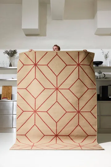 Tappeto Ayur - Beige-Rust, 320x230 cm - Chhatwal & Jonsson
