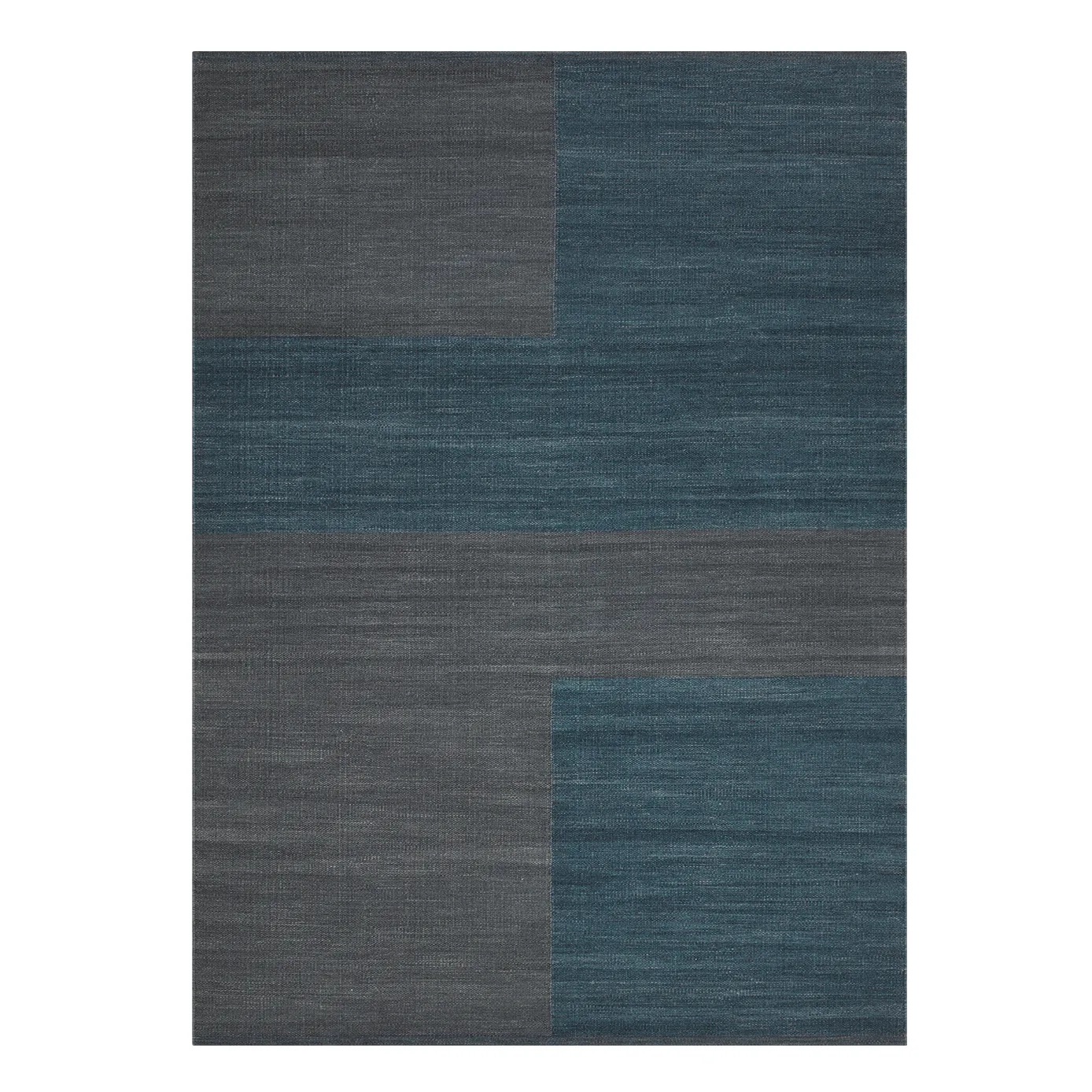 Tappeto in lana Ganga 170x240 cm, Grigio blu, blu scuro Chhatwal & Jonsson
