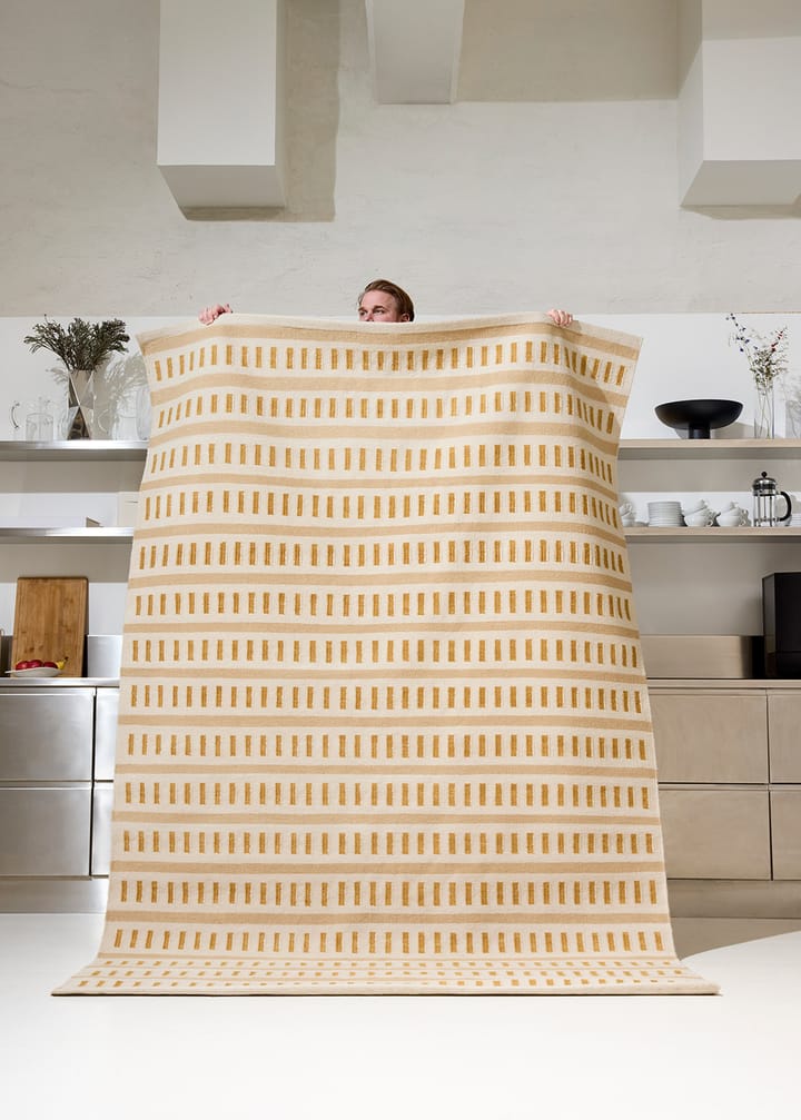 Tappeto in lana Ladakh, Off white-beige-masala yellow, 180x270 cm Chhatwal & Jonsson