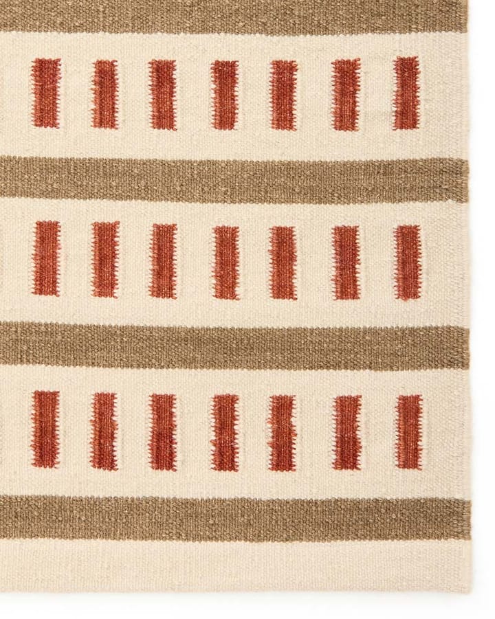 Tappeto in lana Ladakh, Off white-beige-rust, 180x270 cm Chhatwal & Jonsson