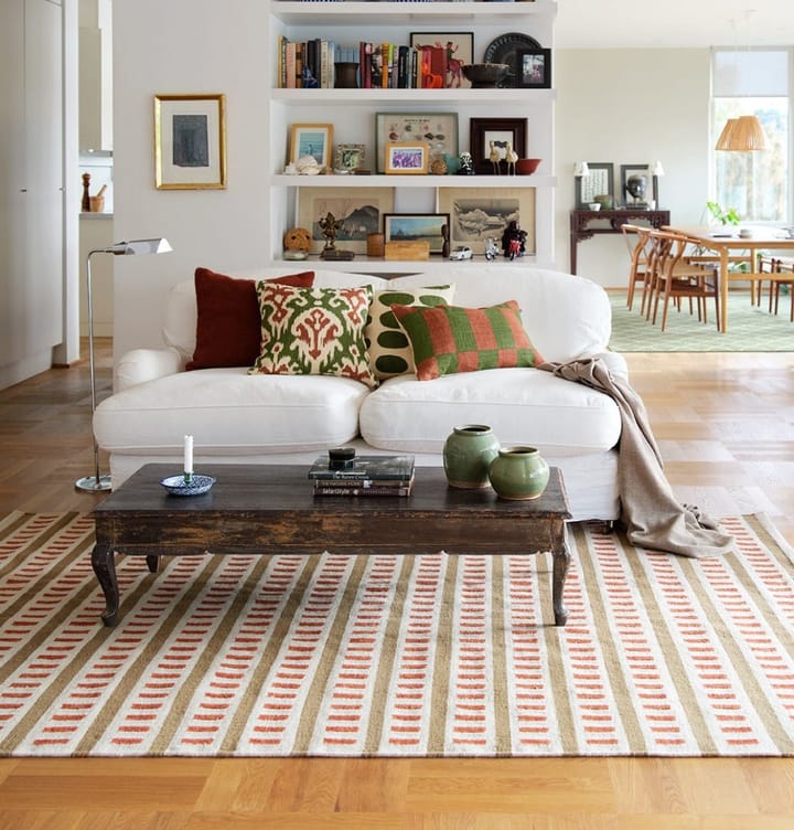 Tappeto in lana Ladakh, Off white-beige-rust, 180x270 cm Chhatwal & Jonsson