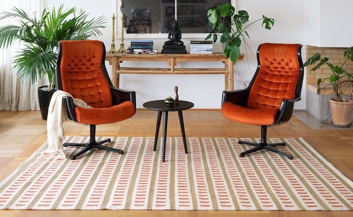 Tappeto in lana Ladakh, Off white-beige-rust, 180x270 cm Chhatwal & Jonsson
