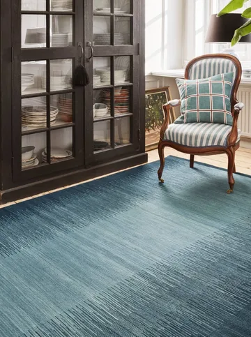Tappeto in lana Tapti - Blue-Heaven Blue, 270x180 cm - Chhatwal & Jonsson