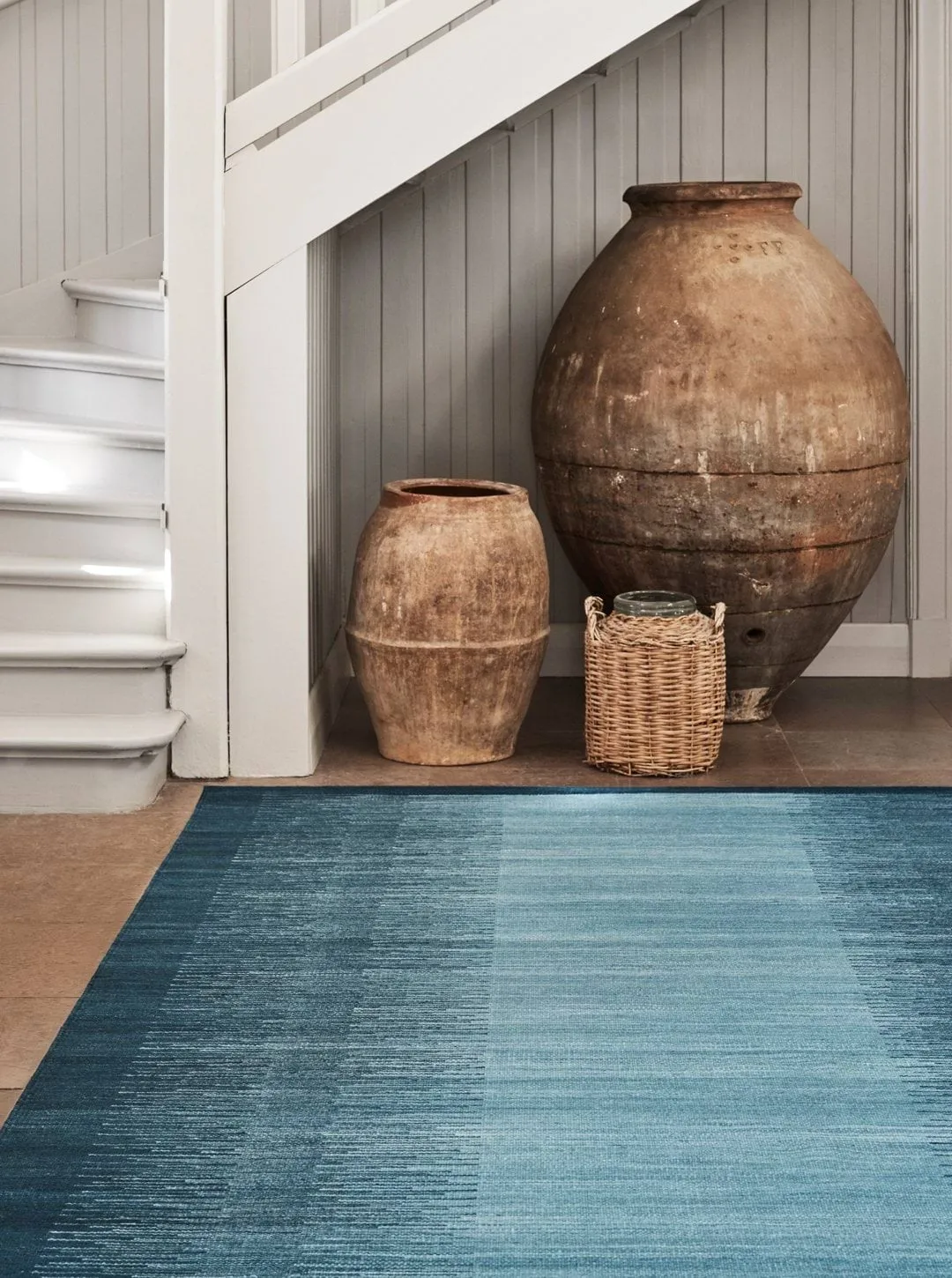 Tappeto in lana Tapti, Blue-Heaven Blue, 270x180 cm Chhatwal & Jonsson