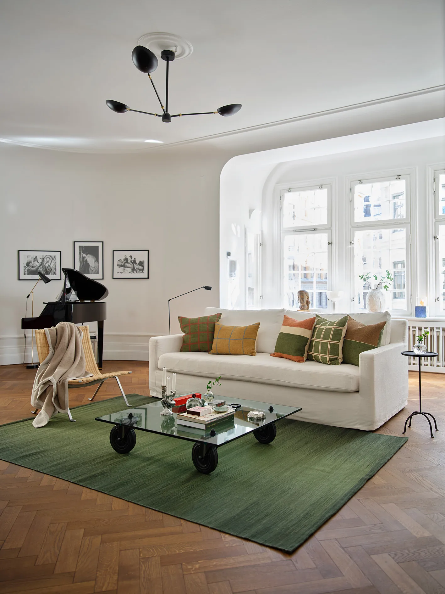 Tappeto in lana Tapti, Green, 180x270 cm Chhatwal & Jonsson