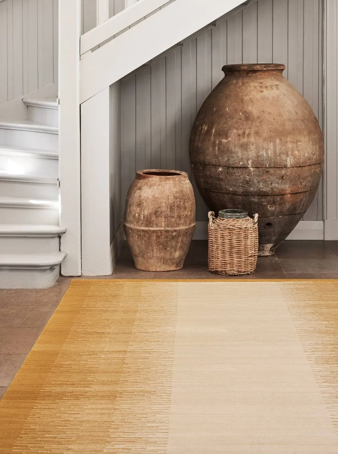 Tappeto in lana Tapti, Masala Yellow-Off White, 320x230 cm Chhatwal & Jonsson