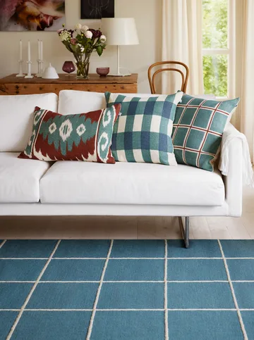 Tappeto Milan - Heaven blue-off white, 180x270 cm - Chhatwal & Jonsson